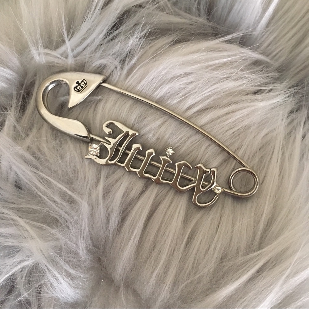 Juicy Couture Pin - Safety Pin Brooch